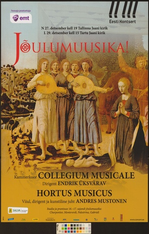 Jõulumuusika! Collegium Musicale, Hortus Musicus 