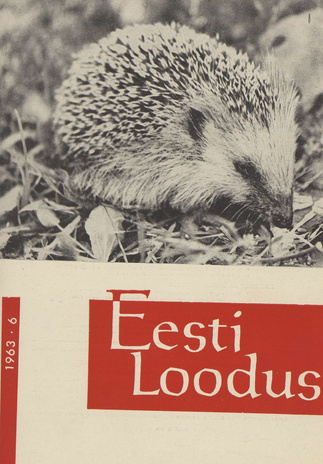 Eesti Loodus ; 6 1963-11/12