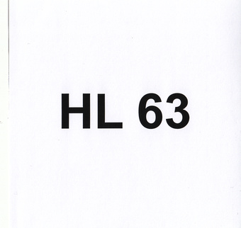 HL 63 : Eesti Muusikafondi heliarhiiv