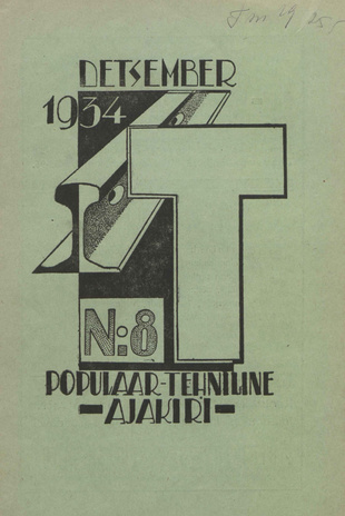 T : Populaar-tehniline ajakiri ; 8 (12) 1934-12-01
