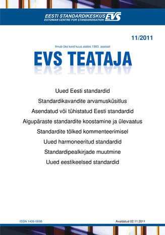 EVS Teataja ; 11 2011-11-02