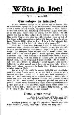 Wõta ja loe ; 11 1935