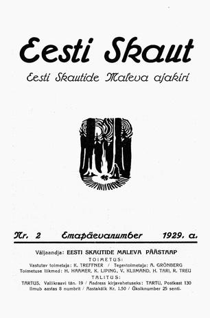 Eesti Skaut ; 2 1929-11