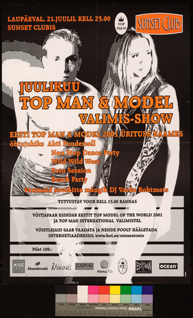 Juulikuu Top Man & Model valimis-show