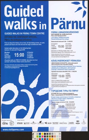 Guided walks in Pärnu 