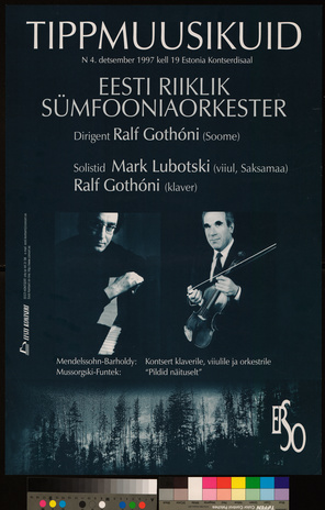 Tippmuusikuid : Eesti Riiklik Sümfooniaorkester, Ralf Gothóni, Mark Lubotski 