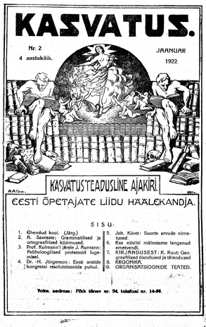 Kasvatus ; 2 1922-01