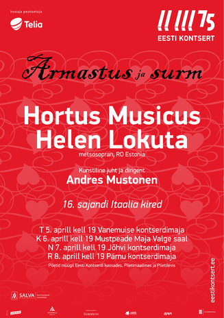 Hortus Musicus, Helen Lokuta : armastus ja surm 