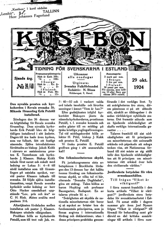 Kustbon ; 39/40 1924