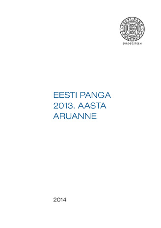 Eesti Panga 2013 aasta aruanne