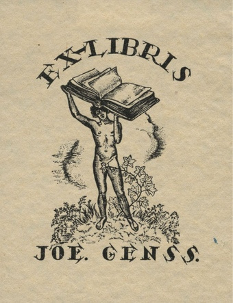 Ex-libris Joe Genss 
