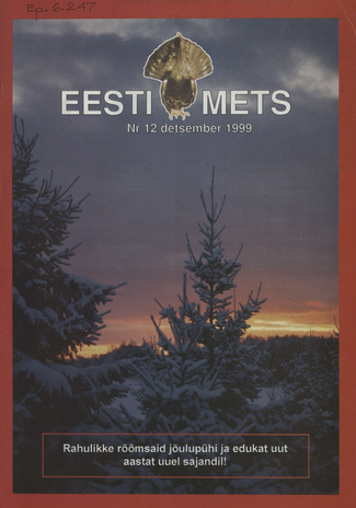 Eesti Mets ; 12 (87) 1999-12