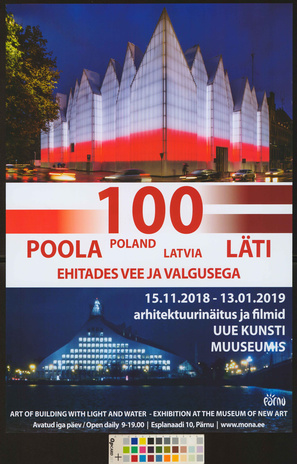 Poola 100 Läti : ehitades vee ja valgusega