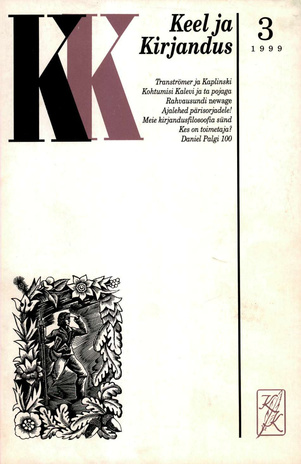 Keel ja Kirjandus ; 3 1999