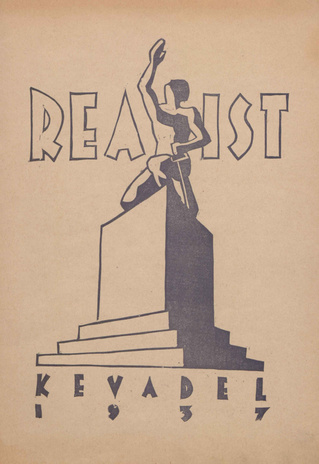 Realist : Tallinna Reaalgümnaasiumi õpilaskonna ajakiri ; 2 1937