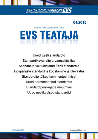 EVS Teataja ; 4 2015-04-02