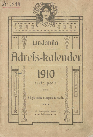Lindanisa Adress-kalender 1910 aasta peale