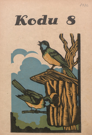 Kodu : perekondlik kirjanduse, teaduse ja kunsti ajakiri ; 8 1936-04-20