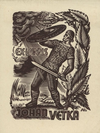 Ex-libris Johan Vetka 