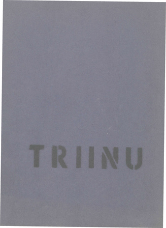 Ajakirja "Triinu" sisukord : ainestiku alusel alfabeetilises järjekorras : no. 1-100