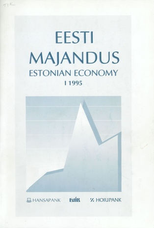 Eesti majandus = Estonian economy ; 1 1995