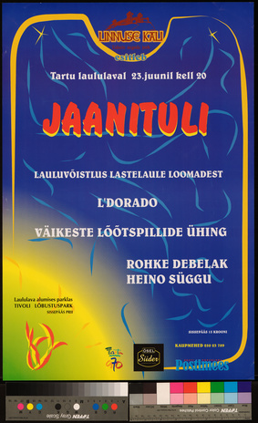 Jaanituli : Tartu laululaval