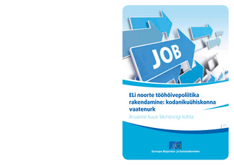 ELi noorte tööhõivepoliitika rakendamine, kodanikuühiskonna vaatenurk