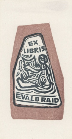 Ex libris Evald Raid 