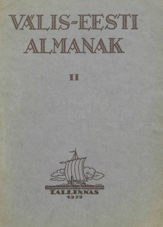 Välis-Eesti Almanak ; 2 1929-12