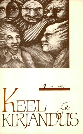 Keel ja Kirjandus ; 1 1984-01