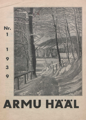 Armu Hääl ; 1 1939-02-18