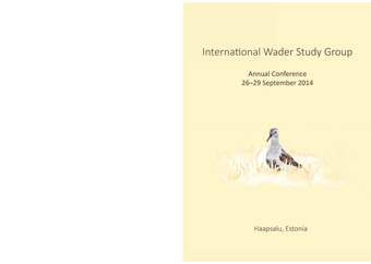 International Wader Study Group : annual conference 26-29 September 2014 : Haapsalu, Estonia 