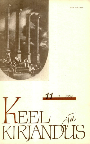 Keel ja Kirjandus ; 11 1984-11