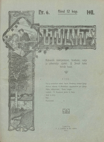 Jutuleht : rahvalik ilukirjanduse, teaduse, nalja ja pilkenalja ajakiri ; 6 1911