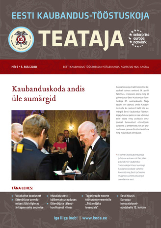 Eesti Kaubandus-Tööstuskoja Teataja ; 9 2010-05-05