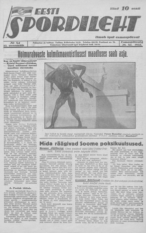 Eesti Spordileht ; 54 1932-11-28
