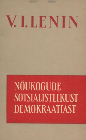 Nõukogude sotsialistlikust demokraatiast : [kogumik] 
