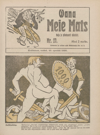 Vana Meie Mats : nalja- ja pilkekunsti nädalkiri ; 17 1920-04-23