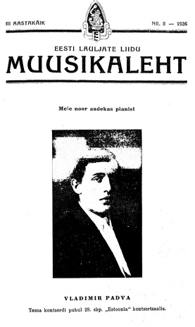 Muusikaleht ; 8 1926