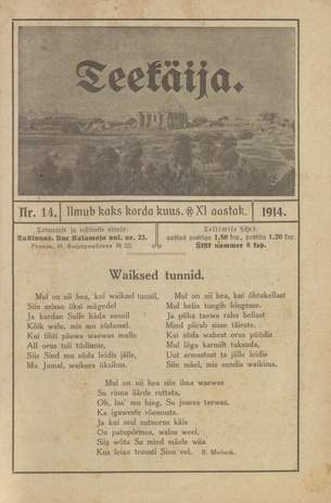 Teekäija : Eesti Baptisti Koguduse Ühenduse häälekandja ; 14 1914