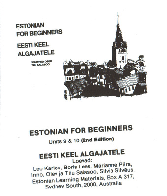 Estonian for beginners. Tape 4