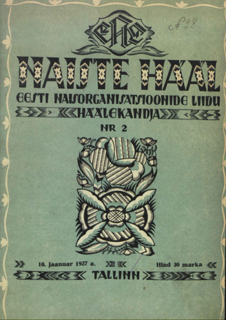 Naiste Hääl ; 2 1927-01-10