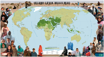 Muslimite osakaal riigi rahvastikust