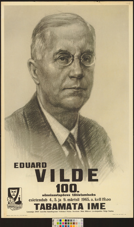 Eduard Vilde 100. sünniaastapäeva tähistamiseks : Tabamata ime 