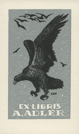 Ex libris A. Adler 