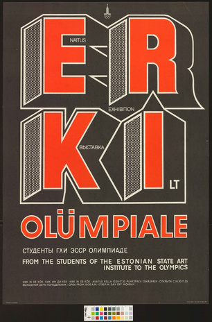 ERKI-lt olümpiale : näitus 
