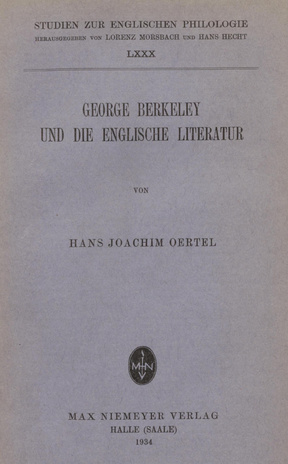 George Berkeley und die englische Literatur 