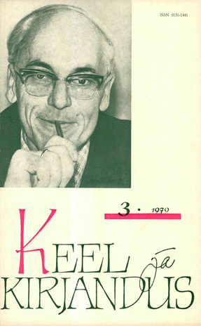 Keel ja Kirjandus ; 3 1979-03