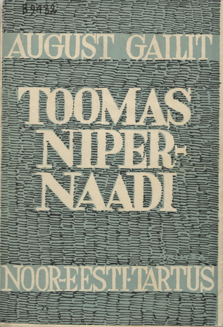 Toomas Nipernaadi : romaan novellides