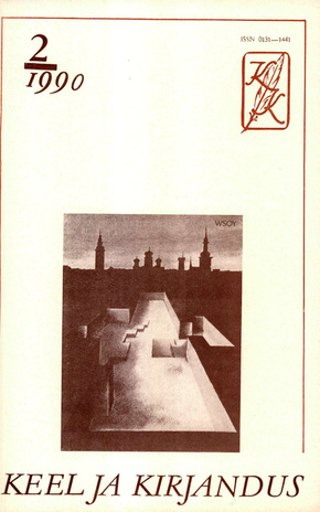Keel ja Kirjandus ; 2 1990